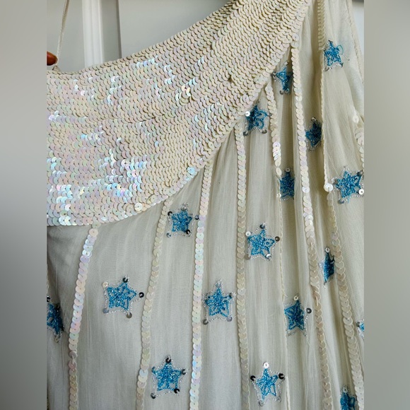 Free People One Shoulder Star Embroidered Sequin Dress - Picture 3 of 4